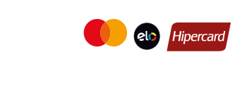 Visa, Mastercard, Elo, Hipercard, BNDES, Construcard Caixa e Contabemol